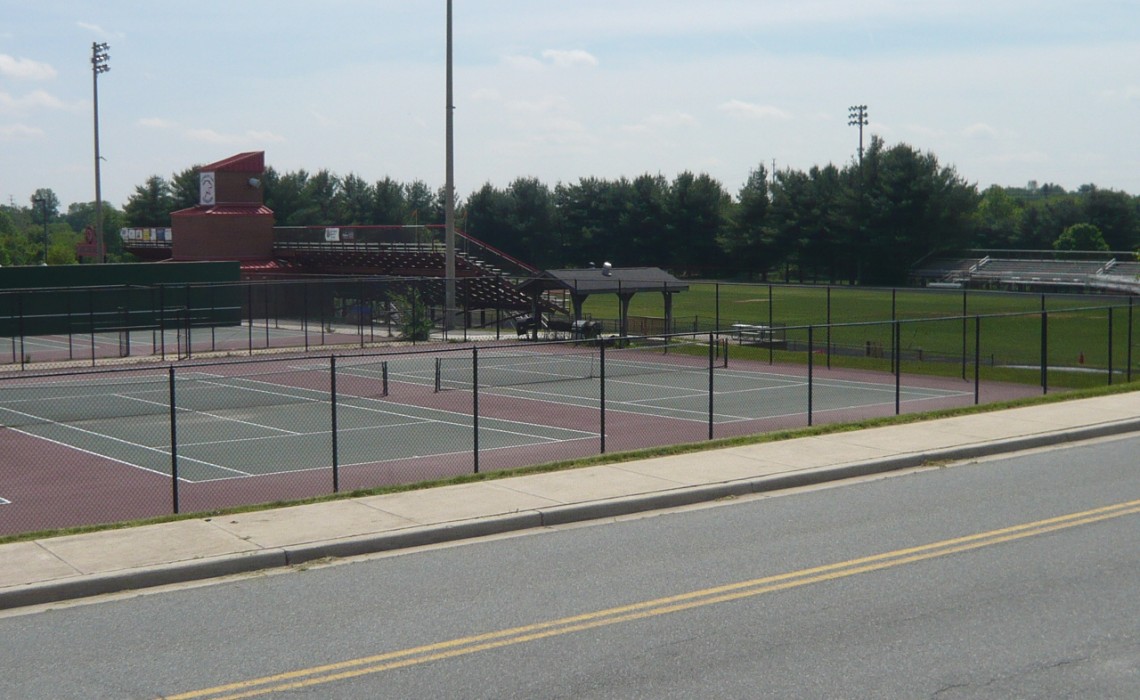 Quince Orchard HS tennis courts
