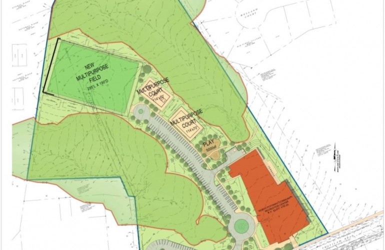 North Potomac Community Recreation Center site map